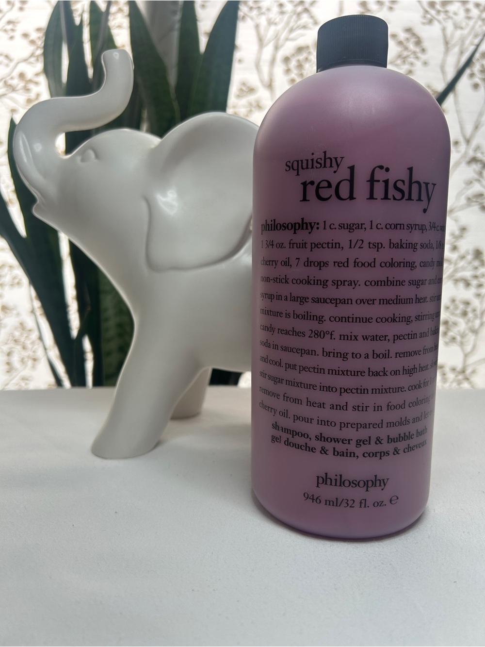 NIB Philosophy Squishy Red Fishy 32 oz 3-in-1 Shower Gel Jumbo Rare Vault